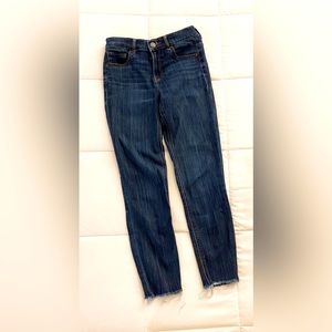 Express High Rise Skinny Cropped Legging Jeans Size 2👖